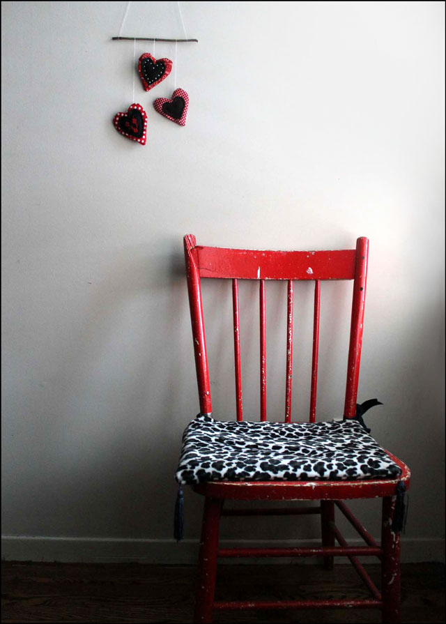 old-chair-and-handmade-hear