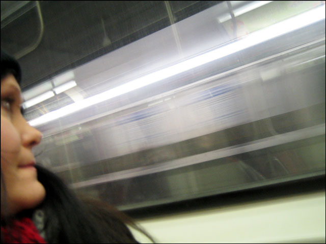 train-going-by