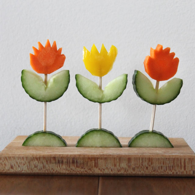 flowers-made-from-vegetables-tulips