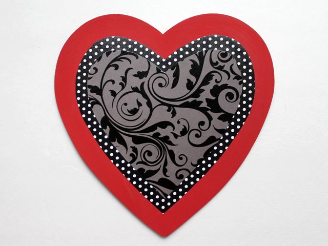 How To Make A Heart Shaped Decoration For Your Wall Loulou