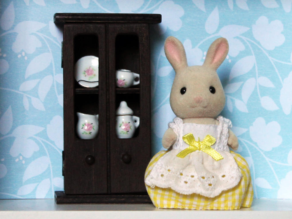 bunny with cabinet