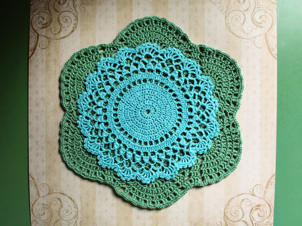 newly crocheted doilies with cotton thread two sizes 1024x768