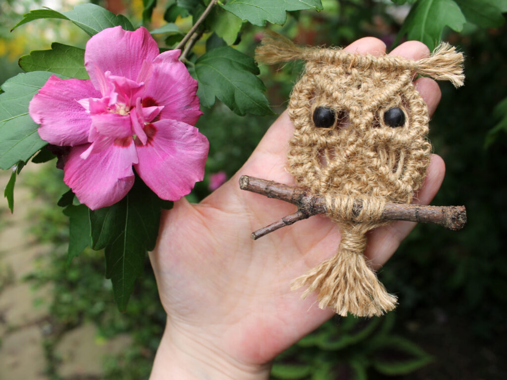 handmade owl hanging jute twine macrame 1024x768